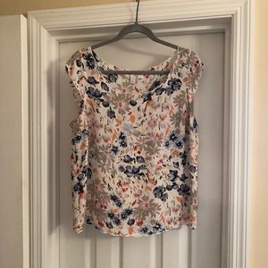 L Lauren Conrad Floral Blouse